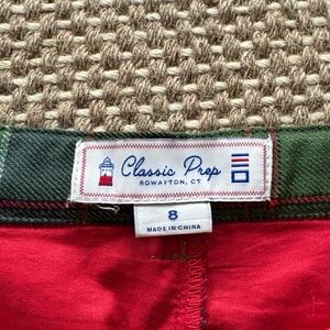 Classic Prep Red and Green Garment